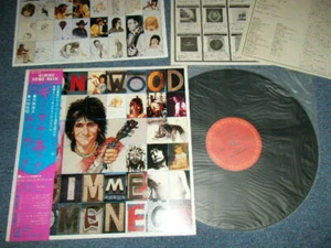 RON WOOD Japan 1979 25AP 1580 NM LP+Obi GIMME SOME NECK Complete Set - Imagen 1 de 11