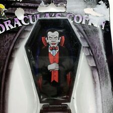 Dracula"s Coffin Novelty Toy Halloween Vintage Tony USA Vampire Monster 1980s v1