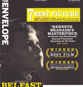 The Envelope Magazine March 17, 2022 Bellfast Jane Champion Danny Glover Cruella - Picture 1 of 4