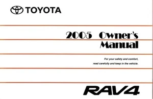 2005 Toyota Rav4 Owners Manual User Guide - Picture 1 of 1