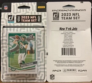 2023 DONRUSS NEW YORK JETS TEAM SET RODGERS GARDNER LAZARD LAWSON WILSON MOSLEY - Picture 1 of 1