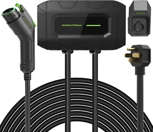 EVMaster Level 2 EV Charger 32 Amp 240V Wallbox 18ft Cable SAE J1772 FCC ETL - Foto 1 di 9