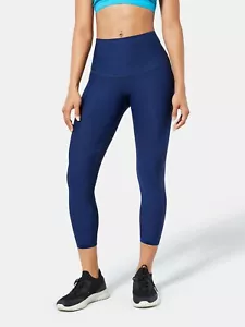 FANKA 7/8 High Waisted Tummy Control Legging for women - Navy - L - Picture 1 of 4