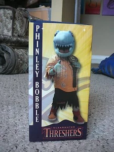 2014 Clearwater Threshers Mascot PHINLEY Bobble Head Signed in Box Phillies MiLB - Picture 1 of 4