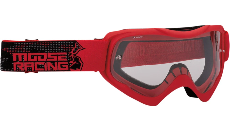 Новый лось гонки квалификатор Agroid очки - красный/прозрачный - мотоцикл/внедорожник/квадроцикл - Изображение 1 из 2