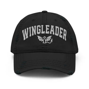 Dragon Wingleader Fantasy Book Lover Distressed Baseball Cap Dad Hat - Picture 1 of 37