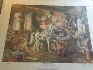 Charles Peterson "Carousel Horses" signed 512/3000 Limited edition 19 x 26 - Picture 1 of 9