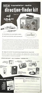 Heathkit Direction-Finder Kit Vintage Print Ad 50s Model DF-1 - Bild 1 von 5