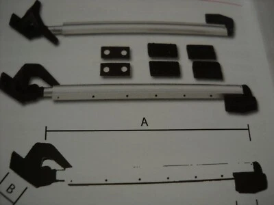 NRF 53013 COPPIA BRACCETTI PER FINESTRE 4 POSIZIONI X CARAVAN & CAMPER
