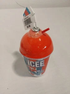 Icee Drink Slush Slurpee Christmas Tree Ornament New With Tag 4.5" - Picture 1 of 4