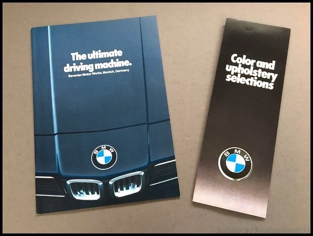 1979 BMW 12-page Vintage Car Sales Brochure - 633CSi 528i 320i 733i Paint SET Foto 1 de 4