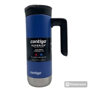 Contigo Superior 20 oz Insulated Stainless Steel Travel Mug With Handle - Picture 1 of 3