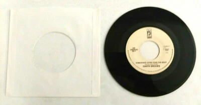 GARTH BROOKS Promo 7" Somewhere Other Than The Night / Mr. Right LIBERTY Vinyl - Image 1 of 3