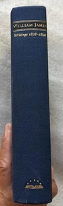 William James: Writings 1878-1899 (HC 1st Printing 1992) Library of America - Foto 1 di 3