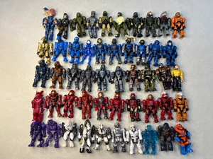 Lot of 50pcs Mega Bloks Construx Halo UNSC Spartan Mini Figures - All different - Picture 1 of 17