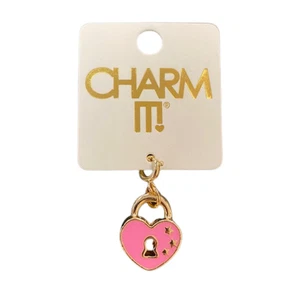 CHARM IT! Gold Heart Lock Charm - Picture 1 of 1