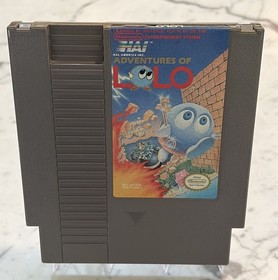 Adventures of Lolo (Nintendo NES) &ndash; Authentic Cartridge &ndash; Tested & Working