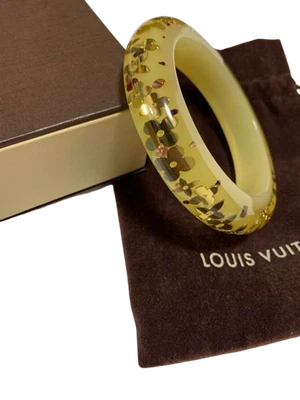 LOUIS VUITTON Inclusion Monogram Armband Armreif Auth Bracelet Beige - Bild 1 von 4