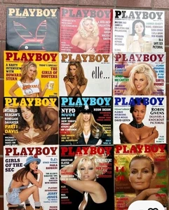 1994 Playboy Complete Year 12 Magazines w Centerfolds Very Good Condition  - Bild 1 von 2