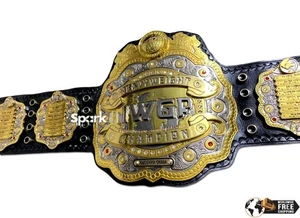 IWGP V4 Heavyweight Championship Title 4mm Brass Replica Adult Size Belt 2 Layer - Bild 1 von 7
