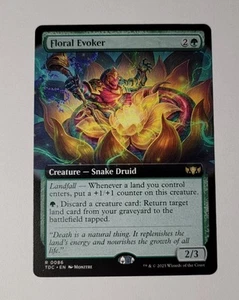 Floral Evoker (Extended Art) Commander: Tarkir: Dragonstorm Regular - Picture 1 of 2
