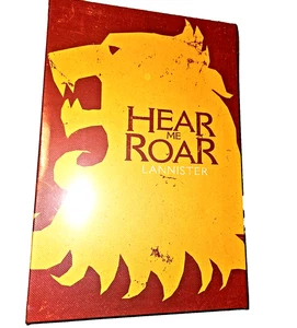 Game of Thrones Lannister Hear Me Roar Canvas Art Wall Decor Official HBO 8x10 - Picture 1 of 8