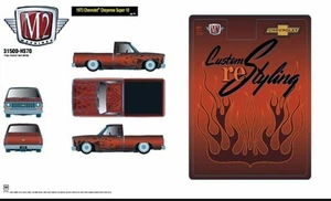 Chevrolet Cheyenne Super 10 1973 M2 Machines Custom ReStyling rojo pedido anticipado DEC - Imagen 1 de 1