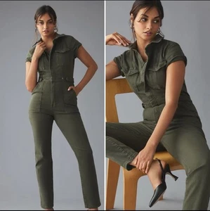 Tuta calda Good American Fit For Success verde militare taglia 1 (piccola) - Foto 1 di 11