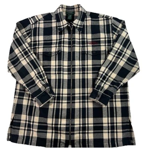 Vintage Lauren Ralph Lauren Womens Zip Up Flannel Size L - Picture 1 of 5