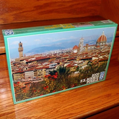 vintage FX Schmid FLORENCE ITALY 2000 pc puzzle Firenze Italia West Germany made - Image 1 of 4