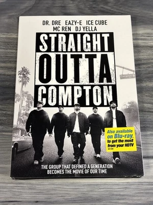 Straight Outta Compton (DVD, 2016) Slipcover Brand New Sealed Dr. Dre Eazy-E - Image 1 of 4