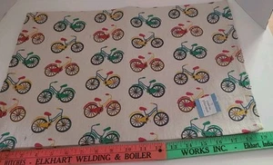 4er Set Nicole Canvas Fahrrad Tischsets 13"x19" NEU ausgefallen - Bild 1 von 5