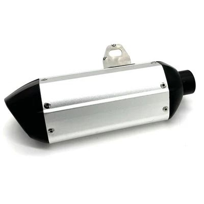 Silenciador universal 28mm tubo de escape motocicleta para bicicleta 125cc 150cc moto - Imagem 1 de 4