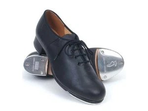 Bloch SO301L Black Leather lace up Jazz Tap Dance Shoes - Picture 1 of 2