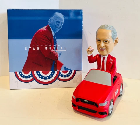 Stan Musial 2022 Cardinals Mystery Hall of Fame Car Parade Bobblehead SGA Cover