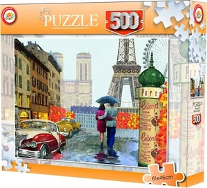Puzzle Set 4x 500 Teile 4 verschiedene Motive - Bild 1 von 4