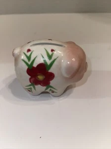 Kleines Vintage Porzellan Sparschwein - Made In Japan - Bild 1 von 10