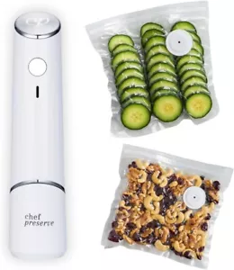 Compact Automatic Vacuum Sealer + 30 BPA-Free Bags - Save Money & Food Freshness - Picture 1 of 9