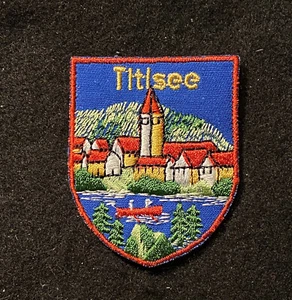 TITISEE Esquí Esquí Parche Cresta Selva Negra ALEMANIA Souvenir Travel Resort - Imagen 1 de 3