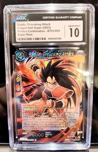 2023 Raditz, Provoking Attack BT23-055 SR Perfect Combination CGC 10 Dragon Ball - Bild 1 von 3