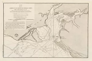1778 Karte von Charleston South Carolina und Hafen - Bild 1 von 4