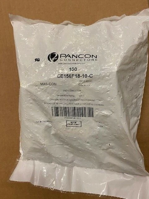 (100 Pack) Pancon CE156F18-10-C Conn IDC Connector F 10 POS 3.96mm IDT RA Cable  - Image 1 of 1