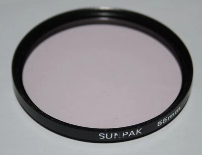 Sunpak - 55mm Skylight 1A Filter - vgc - Image 1 of 2