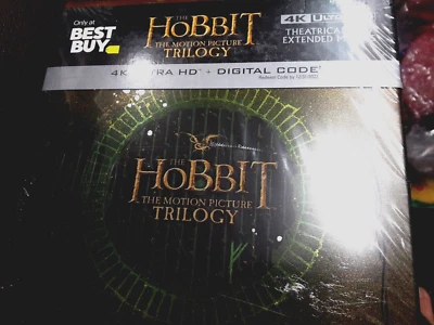 The HOBBIT - The MOTION PICTURE TRILOGY (4k BLU-RAY, 2020, 6-Disc Set) - Image 1 of 4