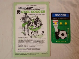Lot NASL Soccer Intellivision **Manual & 1 Overlay Only** FIFA World Cup 1979 - Picture 1 of 6