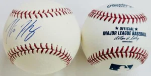 HUNTER HARVEY SIGNED OMLB BASEBALL WASHINGTON NATIONALS ORIOLES AUTOGRAPH COA J1 - Picture 1 of 1