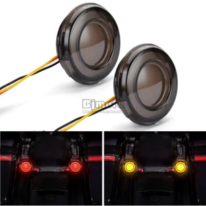 1157 LED Bullet Rear Turn Signal Lights For Harley Softail Road King Dyna  - Bild 1 von 13