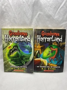 2 GOOSEBUMPS Horrorland Books By R.L. Stine #2 & #7 1st editions 2008 2009 - Bild 1 von 8