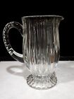 MIKASA CRYSTAL PARK LANE 8 1/8" FOOTED WATER PITCHER