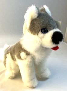 Mejor Juguete Peluche SIBERIANO HUSKY Perro Sentado Peluche Juguete Nuevo con Etiquetas - Imagen 1 de 7